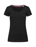 Dámske tričko s krátkymi rukávmi a okrúhlym výstrihom v rôznych farbách | dámske tričko | HS42•MEGAN CREW NECK - TopHandry