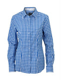 Dámska košeľa / blúzka kockovaná s dlhým rukávom | LADIES' CHECKED BLOUSE - TopHandry