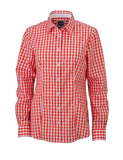 Dámska košeľa / blúzka kockovaná s dlhým rukávom | LADIES' CHECKED BLOUSE - TopHandry