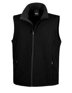 Pánska softshell vesta | rôzne farby | R232M•MENS PRINTABLE SOFT SHELL BODYWARMER - TopHandry