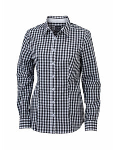 Dámska košeľa / blúzka kockovaná s dlhým rukávom | LADIES' CHECKED BLOUSE - TopHandry